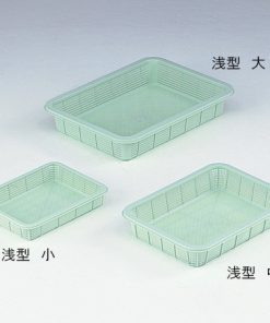 7-5649-03ã Plastic Square Shape Basket Shallow Type Largeã