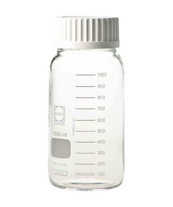 1-2227-02ã Wide-Mouth Screw-Top Bottle (DURAN(R)) Cap White 1000mL Safety Coat Specificationã017250-41000A