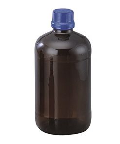 1-8232-05ã Dark Amber Glass Bottle (Total Coating Type) GL-45 Circular 2500mLã1671510