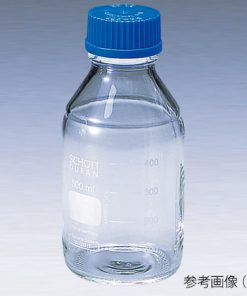 2-077-02ã Screw-Top Bottle Round White (DURAN(R)) with Blue Cap 100mLã
