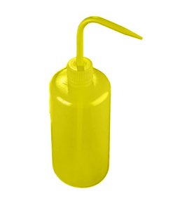 3-6120-03ã Color Identification Narrow-Mouth Washing Bottle (Azlon) YellowãWGR136P