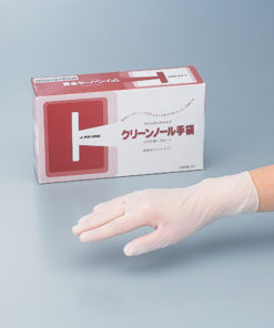 6-905-02 CLEAN KNOLL Gloves PVC Powder Free M 100 Pieces