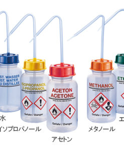 3-6867-03 Chemicals Labeled Safety Washing Bottle Isopropanol 500mL