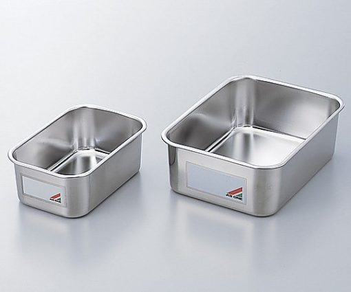 1-6171-07 Deep Type Stainless Steel Tray with Memo (5L) 328 x 228 x 88mm7